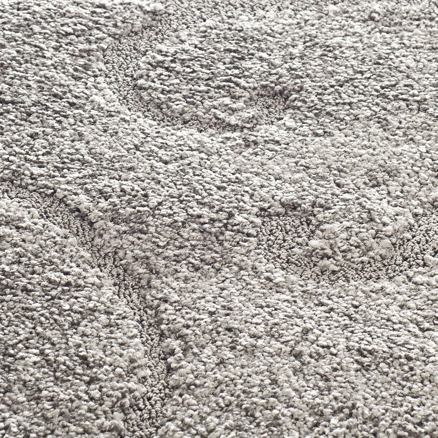 SAFAVIEH Florida Shag Collection Area Rug - 6'7" Square, Grey, Scroll Design, Non-Shedding & Easy to Clean, High-Low Plush Pile, Ideal for Living Room, Bedroom, Dining Space (SG455-8013)